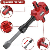 YCFUN Kids Toys, YCFUN Pretend Play Jack Hammer Toy with Realistic Action and Sound, Power ABS Tools for Childs Boys Girls Aged 3-5,4-7